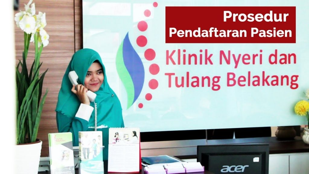 Pendaftaran pasien Klinik Nyeri dan Tulang Belakang Lamina